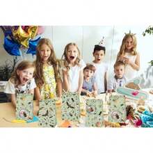 Pcs Bug Paper Gift Bags With Stickers Insect Themed Party Decorations Insect Party Bags Bug Goodie Bags Treat Bags - 綠色 - 查看 6