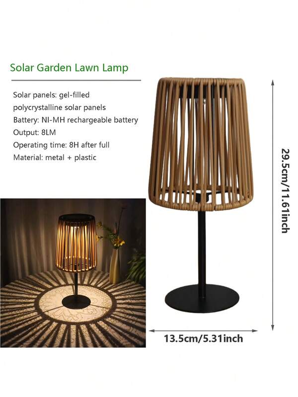 1PC Solar Bamboo Lantern,Solar Lantern Outdoor Waterproof Solar Light Forutdoor Hanging Solar Light Outdoor Solar Light Decoration Forarden,Yard,Patio,Porch,Trees,Lawn,Path,Retro And Exquisite,Metal,European-Style Wrought-Iron Decorative Hanging Ornaments.They Are In A Baroque Style And Serve As Decorative Hanging Pieces,Wall Decor,Room Decor,Home Decor,Fall Decor