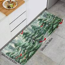 1pc Christmas Theme Trivet Mat, Christmas Pattern Absorbent Drying Mat, Kitchen Decor Coffee Machine Mat, Handmade Coffee Pot Draining Mat, Kitchen Floor Mat, Dining Table Mat, Kitchen Counter Dish Drying Mat, Breakfast Mat, Anti-Slip Heat-Resistant Draining Mat, Diatomite Draining Mat, Hides Stains, Super Absorbent Kitchen Mat, Easy To Clean Dish Rack Mat, Suitable For Kitchen, Dining Table, Cafe, Bar, Holidays, Parties, Home Decor, Holiday Gifts