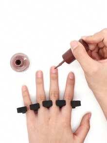 30pcs Black Nail Separators Finger Separators, Soft Sponge Toe Separators Pedicure,Soft Finger Separator,Toe Finger Dividers For Women Men Nail Art Pedicure Manicure Polishing Coating Gel Painting Beauty Accessories For Nail Foot Salon, Foam Toe Separators Professional Nail Art Fingers Foots Sponge Cushions For Nail Polish,Nail Supplies,Nail Tools,Nail Art Tools,Back To School,Nails,Nail Tools For Press On Nails