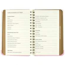 Tree Of Hearts Internet Address And Password Logbook Removable Cover Band For Security