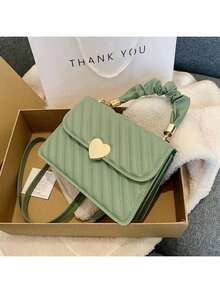 Bolso De Mano Con Un Solo Hombro Moda Y Elegante Para Mujer - Verde - Ver 1