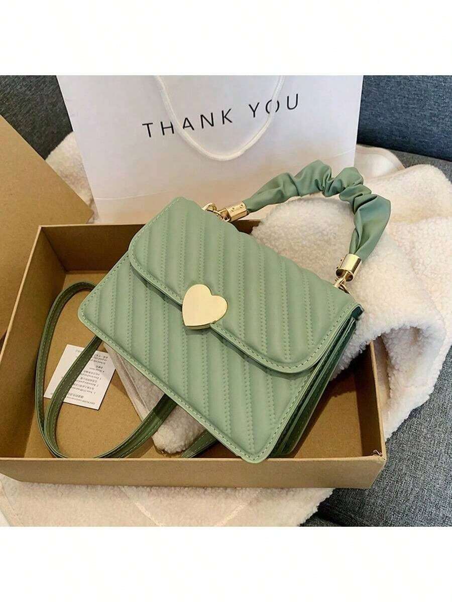Bolso De Mano Con Un Solo Hombro Moda Y Elegante Para Mujer - Verde - Ver 1