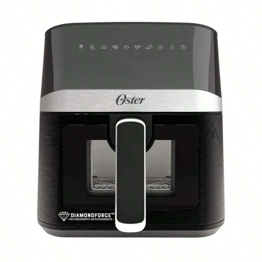 Freidora de aire digital Oster 4 litros negra modelo CKSTAF40WDDF, cocina rápida y sin aceite, control táctil, diseño moderno, materiales resistentes y fácil de limpiar, ideal para el hogar - Tipo de Enchufe A USA (110-127V) - Ver 1