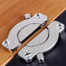 Heavy Duty Metal Desktop Connector - Round Flat Wooden Board Clip, Thickened Hardware For Conference Tables And Training Tables - Multicolor - View 7