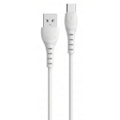 Câble Avant Type C vers USB 3A 1 m Blanc