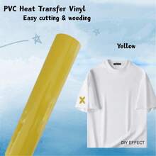 1 Roll, PVC Heat Transfer Vinyl Material, Size 30.5x60cm/30.5x102cm, Iron-On DIY, Suitable For T-Shirts, Easy To Cut And Smooth Surface, Embroidery Patch Iron-On Heat Transfer Patch, Applicable For Jackets, Clothing, Backpacks, Jeans, T-Shirts, Etc. - Multicolor - View 66