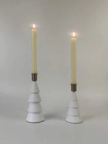 1 Piece Elegant Pine Wood Christmas Tree Candlestick Holder, Classical Pyramid Base With Moon Tabletop Decorations, For Festive, Decor, Ding Table Decor, Room Decorations, Wedding Centerpiece Candle Holder Decorations, Christmas Decorations Home Decor, Christmas Gifts