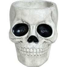 Fiestas Guirca Calavera Decorativa de Resina Estilo Macabro para Fiestas Temáticas, Decoración de Halloween y Manualidades, Figura de Calavera con Detalles Realistas y Piedra Negra, Ideal para Decorar Espacios y Celebraciones Espeluznantes - Envío GRATIS ✅ Entrega 24/48h a España (península) - Multicolor - Ver 4