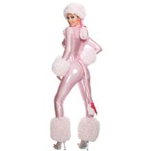 Leather Princess Role Play Cosplay Costume Halloween Stage Outfit Christmas Pink Dog Costume - 6839-Màu hình ảnh - Xem 2