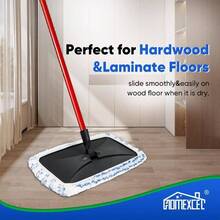 Reusable Microfiber Mop Pads Compatible With O - Cedar Hardwood Floor'N More Microfiber Mop - Mop Pads Refills Wet And Dry Use - 2 Pack - 2 - 查看 6