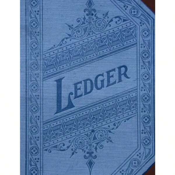 Ledger: 3 Column Accounting Ledger Book 8.5"X11" 100 Pages