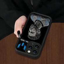 Great Football Player M-MESSI Phone Case Compatible With  17 16e 16 15 14 13 12 11 Mini Pro Max Air X XR XSMAX 8 7 Plus Shockproof Soft TPU Back Cover, Daily Use Case, Durable Material,  User, Fan Gift  17 Case Cover For  17 Pro Max - 混合顏色 - 查看 7