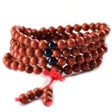 1 String 4/6/8/10mm Natural Stone Jinsha Stone Round Beads DIY For Earring Bracelet Ornaments Material Accessories - Đỏ - Xem 4