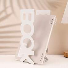 2 Sets Of BOOK Metal Bookshelves, Office Desktop Bookshelves, Retro Minimalist Book Racks, Home Living Room And Office Bookshelf Decorations, Reading Aids, Book Material Storage Racks, Christmas And Valentine's Day Return To School Gifts, Study Supplies, Student Gifts, Book Stands (Black, White, Red)