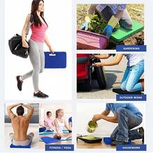 1 Stück rutschfestes, hochdichtes Schaumstoff Kniepolster, bequemes Kissen für Gärtnern/Reinigen/Yoga/Training. Rutschfester, hochdichter Schaumstoff Knieschutz - reduziert den Knie-Druck auf harten Oberflächen (Gärtnern/Reinigen/Training). Hochdichtes Schaumstoff Knie-Kissen - rutschfest für Gärtnern,