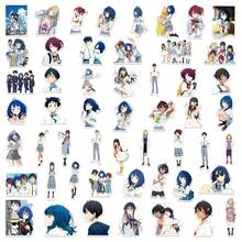 50张“太多失败的女主角”动漫贴纸，可用于DIY笔记本电脑、冰箱、行李箱、手机壳、水杯等装饰。 - 彩色 - 查看 6