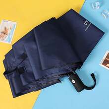 Sonnenschutzschirm mit Beschichtung - Manuell faltbarer Regenschirm für Frauen und Männer - 8-Knochen-Vinyl-Regenschirm - 96,8 cm ausgeklappt - perfekt zum Sonnenschutz