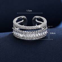 1 件优雅时尚的开口戒指首饰 - 戒指 - 查看 3