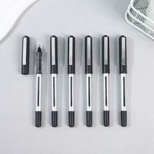 Büro, Schülerbedarf, Kohlefaser Unterschriftsschreiber, neutraler gerader flüssiger schnell trocknender Kugelschreiber, Schulmaterial