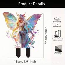 Árbol de la vida que brilla en la oscuridad - Decoración exterior duradera, resistente al agua y a los arañazos de acrílico para plantas en macetas, paisajismo, jardín y césped con iluminación de larga duración - Multicolor - Ver 8