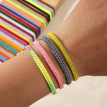 1PC/Fashion Accessories/Colorful Friendship Bracelet/Gold Beads/Women's Bead Bracelet, Women's Simple Fashion Accessories/Versatile/Gift To Friends And Family
