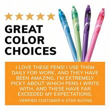 Gelocity Gel Pen, Medium Point, 0.7 Mm, Assorted Ink, 6 Count