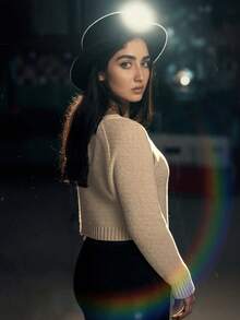 Femmes Élégant Mode Lâche Court Pull, Convient Pour Les Sorties, Automne/Hiver