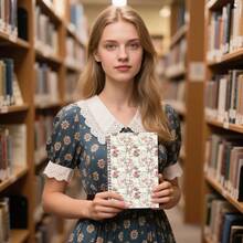 Spiral Notebook For Women - Preppy Note Book With Vintage Flower Design Cute Notepad For School Study Office And Daily Use Ideal Stationery Supplies For Students And Professionals - 復古花 - 查看 5