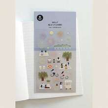 1 件韩国进口原装 Suatelier 午夜野餐烟花 PVC 贴纸 剪贴簿 DIY 日记本 可爱学校文具贴纸 礼品剪贴簿用品 趣味贴纸 笔记本电脑贴纸 Kindle 手机贴纸 - 彩色 - 查看 1