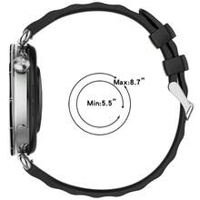 18MM Silicone Watch Strap Compatible With Huawei Watch GT6 41mm /GT5 41mm /GT4 41mm Sport Bracelet Smartwatch Band Replacement Wristband Accessories Easy To Install Stylish Design - 18mm - View 6