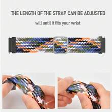 Compatible With Redmi Watch 5 Active /5 Lite Adjustable Woven Lightweight Breathable Durable Replacement Watchband For Sports Outdoor Activities Comfortable Wear