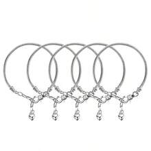 1/5/10/20/30/50pcs Gold/Silver Snake Bone Chain Bracelet With Heart-Shaped Lobster Clasp, Suitable For DIY Bracelet Making, Ideal Gift Choice - Bracelet - View 7