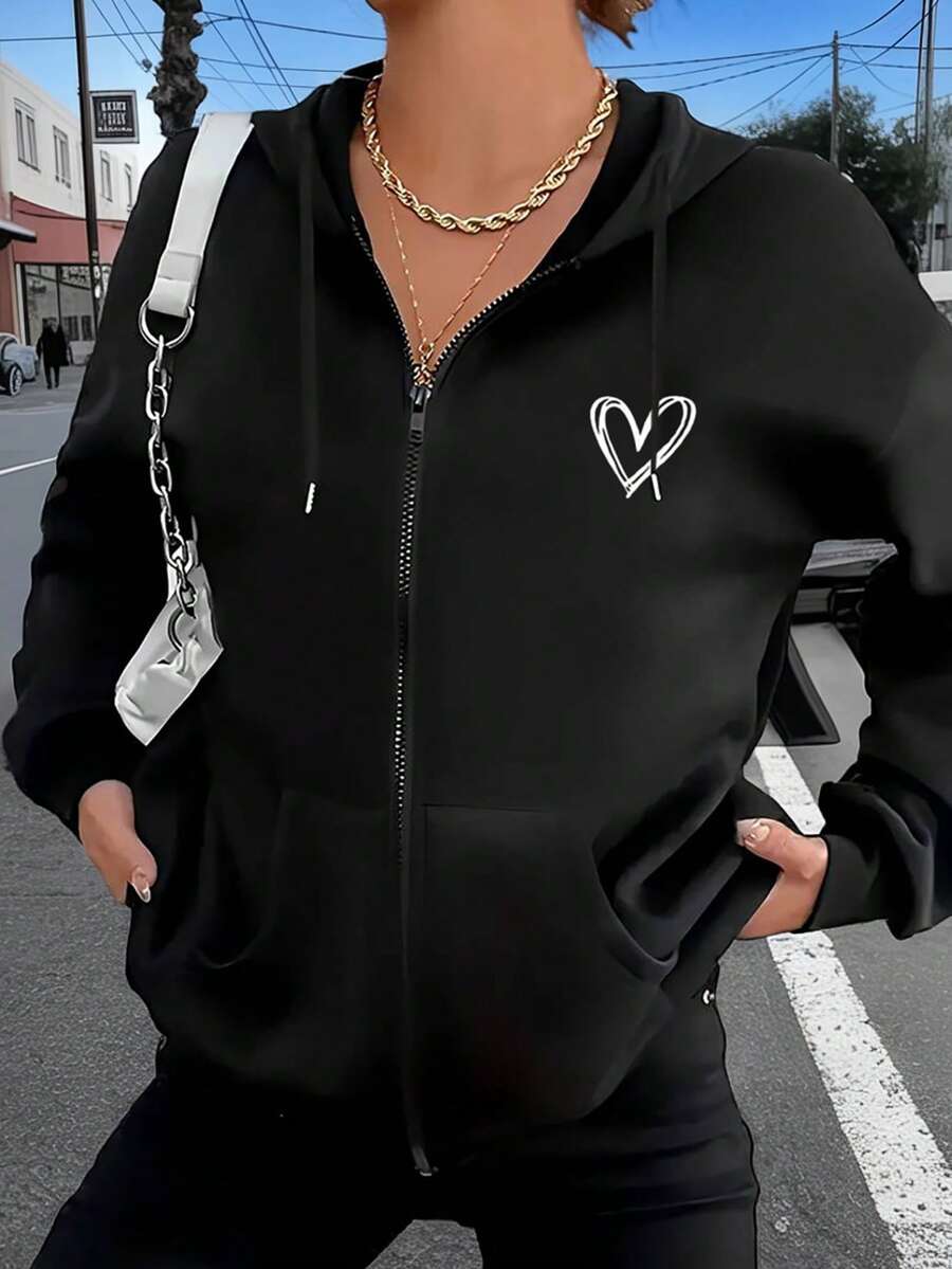 Sudadera con cremallera para mujer, ropa de otoño e invierno de talla grande, jersey informal de manga larga con hombros descubiertos, lavable a máquina