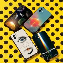 Custodia per telefono compatibile con I-Imagine Dragons LOOM, adatta per modelli 17, 16, 15, 14, 13, 12, 11, Pro, Max, Plus, Air, X, XS, XR, SE, 8, 7, Mini, in morbido nero, compatibile con custodia per 17, 17 Pro, 17 Pro Max