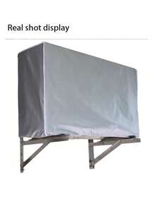 1 Stück Außeneinheit-Abdeckung für Klimaanlage, wetterfeste und staubdichte Schutzhülle für Wandmontage-Klimaanlage