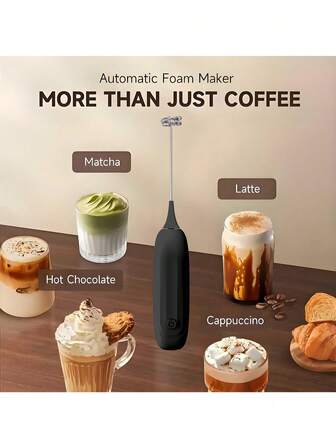 1pc Portable Hand Mixer, Suitable For Home Baking, Camping And Picnics - Easily Whip Eggs And Cream For Perfect Results