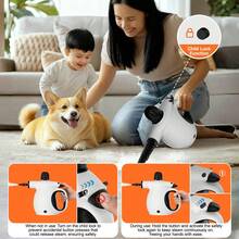 Handheld Steam Cleaner, 1050W Pressurized Steam Cleaner With 9.8 Ft Power Cord & Safety Lock, Chemical-Free Cleaning, 13-In-1 Multi-Purpose Steamer For Home, Floors, Grout, Tile, Car, Furniture - US A Type Plug(110-127V) - View 5