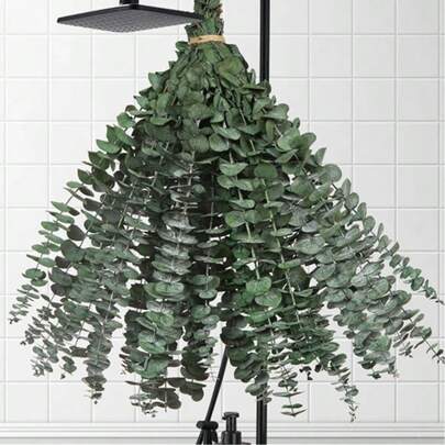 Konserverade eukalyptusgrenar, DIY-blomsterarrangemang, dekoration till familjens bröllopsdag