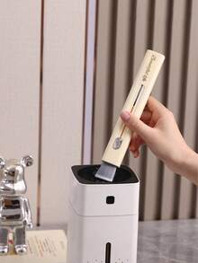 2pcs Sets Car Interior Dust Collector, Electrostatic Dust Remover, Gap Soft Brush, Keyboard, Air Conditioning Fan, Air Outlet Cleaning Brush - Multicolor - View 1