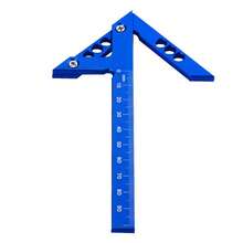 木工中心划线工具 中心划线尺 多功能划线规 圆棒方木中心划线工具 铝合金角度尺 中心尺 - 彩色 - 查看 15