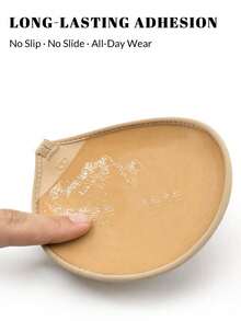 女士隐形提拉文胸 - 无肩带隐形文胸，可重复使用，适合搭配婚纱、无肩带连衣裙和露背连衣裙，隐形弹力肩带设计，自粘式无肩带隐形款式，适用于婚纱/礼服、露肩装、露背连衣裙、吊带连衣裙、紧身连衣裙、薄纱上衣、吊带套装、新娘送礼会等场合。 - 彩色 - 查看 6