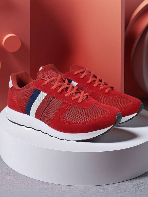 Tenis Feminino e Masculino Vermelho Casual Leve Confortavel Todo Estiloso Calce bem NVZ 20 Tênis street colorido