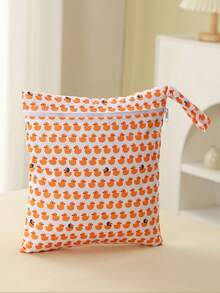 Multifunctional Large-Capacity Storage Wet Bag, Washable With Cartoon Patterns, Portable Outdoor Storage Bag(1pc)