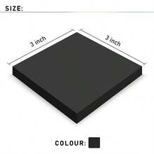 Bulk Sticky Notes Black Colors SelfStick Aesthetic Colorful 3 X3 6 Pads Pack 50 Sheets Pad Total 300 Sheets Easy To Post For Home School Office NotebookStyle 5