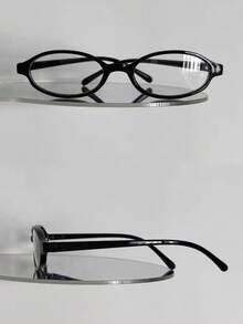 1 件女士时尚复古 Y2K 塑料超轻小框眼镜