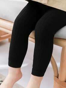 3 件儿童紧身裤，紧身裤，条纹紧身裤，7/8 长度，黑白灰色 - 彩色 - 查看 7