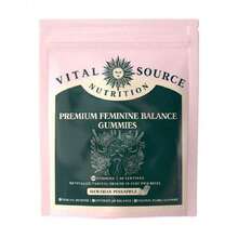Vital Source Nutrition - Premium Feminine Balance Gummies - For Women's Health & Wellness - Immune Support - Vegan, Gluten-Free - Hawaiian Pineapple - 60 Gummies - 30 Servings - 鳳梨 - 查看 1