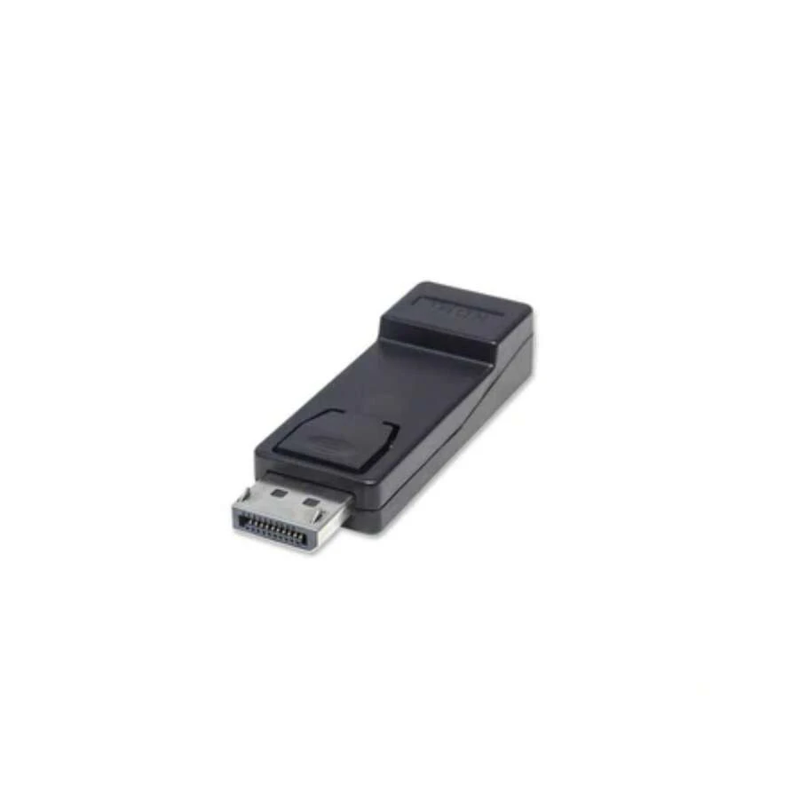 Adaptador DisplayPort a video pasivo convertidor señal digital a analógica accesorios tecnología informática compatible con monitores proyectores laptops fácil instalación alta resolución uso profesional oficina hogar - Negro - Ver 1