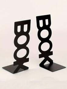 2 Sets Of BOOK Metal Bookshelves, Office Desktop Bookshelves, Retro Minimalist Book Racks, Home Living Room And Office Bookshelf Decorations, Reading Aids, Book Material Storage Racks, Christmas And Valentine's Day Return To School Gifts, Study Supplies, Student Gifts, Book Stands (Black, White, Red)